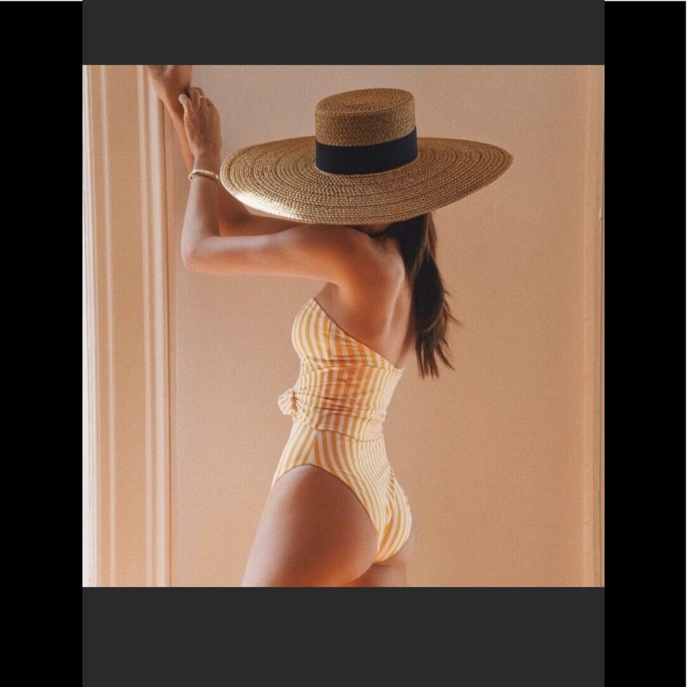 Onia x we wore what citrus one piece swimsuit S